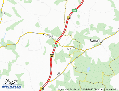 Mapa MICHELIN Kiełpino - ViaMichelin