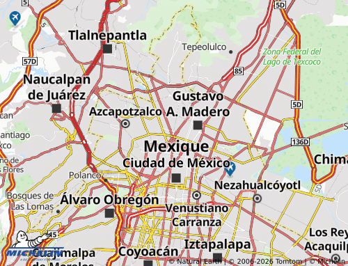 MICHELIN Tlacamaca map - ViaMichelin