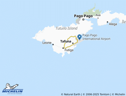 MICHELIN Futiga map - ViaMichelin