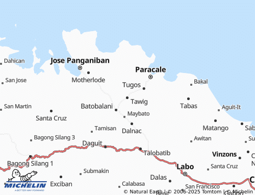 MICHELIN Tawig map - ViaMichelin