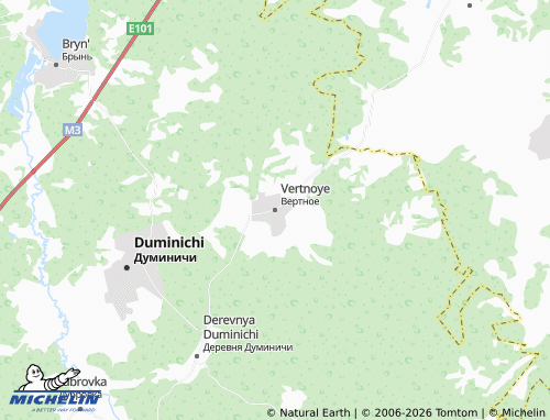 Carte MICHELIN Vertnoye - ViaMichelin