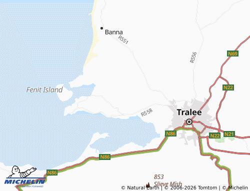 Mapa MICHELIN Scrahan Cross - ViaMichelin