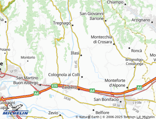 MICHELIN Mormontea map - ViaMichelin