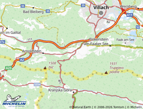 Mapa MICHELIN Tschau - ViaMichelin