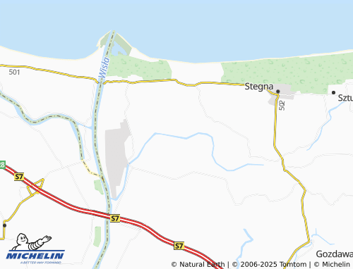 Kaart MICHELIN Izbiska - ViaMichelin