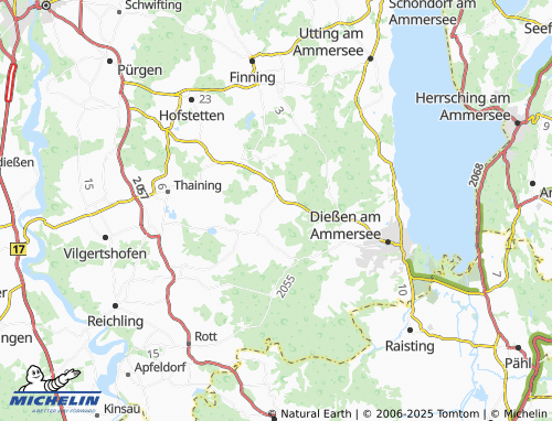 MICHELIN-Landkarte Pitzeshofen - ViaMichelin