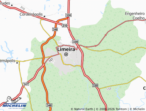 Mapa MICHELIN Nova Suíça - ViaMichelin