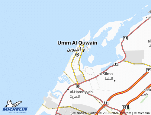 Mapa MICHELIN al-Hamrah - A - ViaMichelin