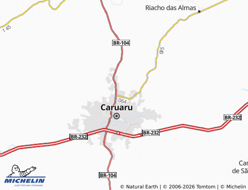 MICHELIN Universitário map - ViaMichelin