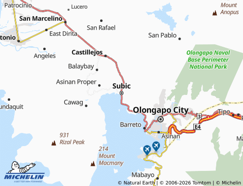 Mappa MICHELIN Subic - ViaMichelin