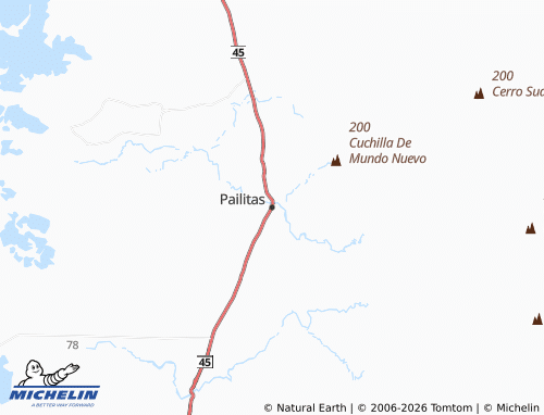 MICHELIN Pailitas map - ViaMichelin