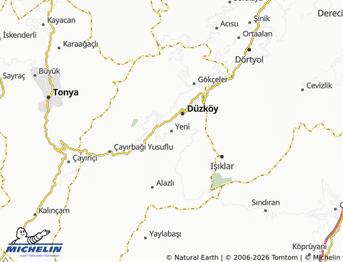 Mappa MICHELIN Yeni - ViaMichelin