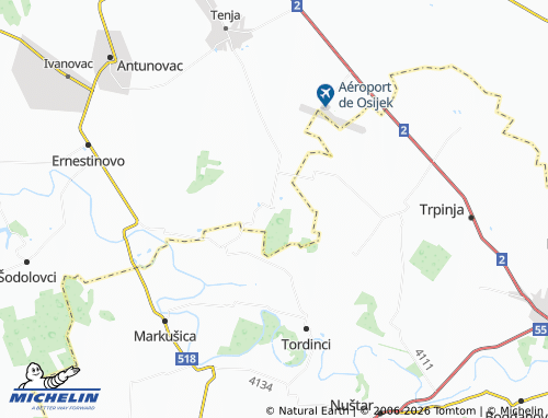 MICHELIN-Landkarte Silaš - ViaMichelin