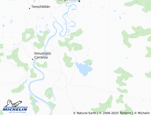 Mapa MICHELIN Nuevo Centro de Población Agrícola Ganadera Macayal - ViaMichelin