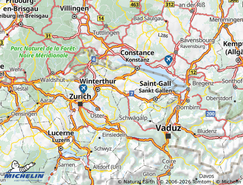 MICHELIN-Landkarte Münchwilen - ViaMichelin