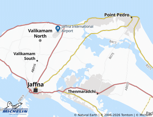 Mapa MICHELIN Puttur East - ViaMichelin
