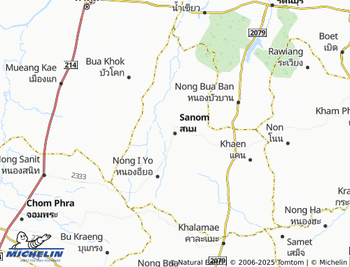 MICHELIN Sanom map - ViaMichelin