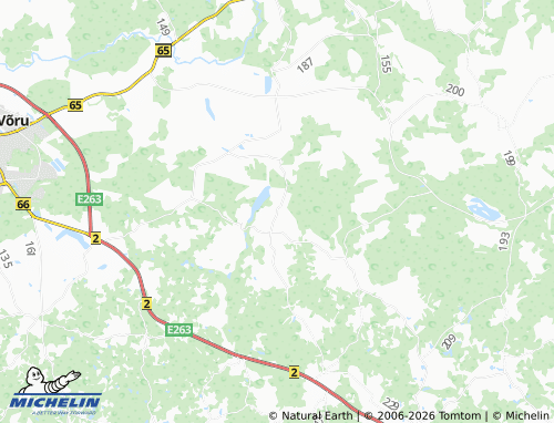 MICHELIN Sooküla map - ViaMichelin