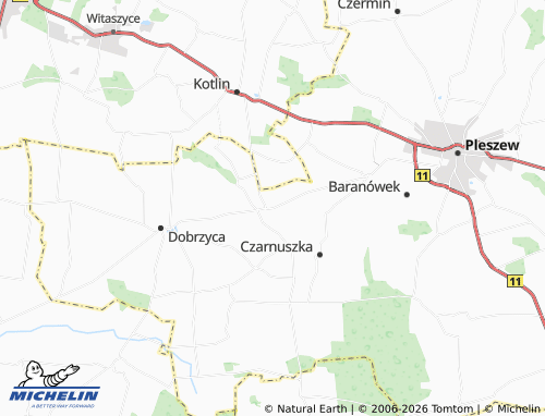 MICHELIN Fabianów map - ViaMichelin