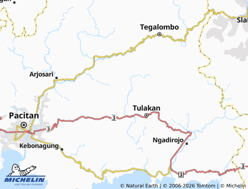 MICHELIN Gasang map - ViaMichelin
