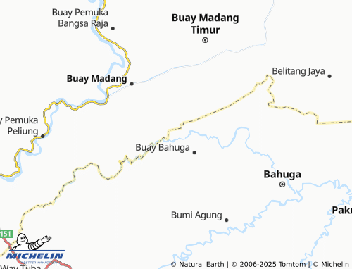 MICHELIN Suka Agung map - ViaMichelin