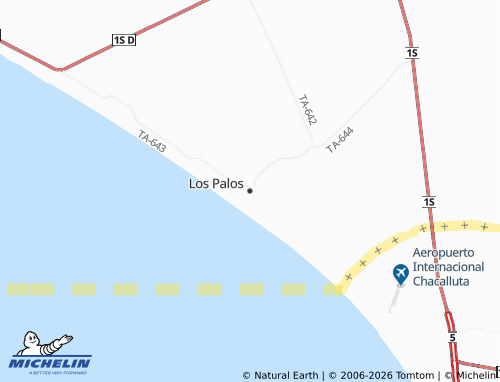 MICHELIN Los Palos map - ViaMichelin
