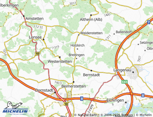 Mapa MICHELIN Breitingen - ViaMichelin