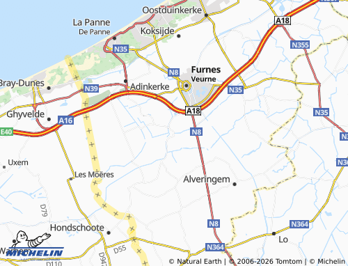 Mapa MICHELIN Bulskamp - ViaMichelin