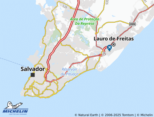 MICHELIN Vila Dois de Julho map - ViaMichelin