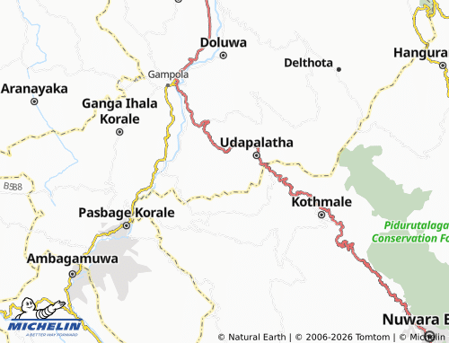MICHELIN Doragala map - ViaMichelin