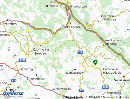 MICHELIN Tal map - ViaMichelin