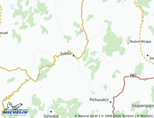 MICHELIN Fraccionamiento Montebello map - ViaMichelin