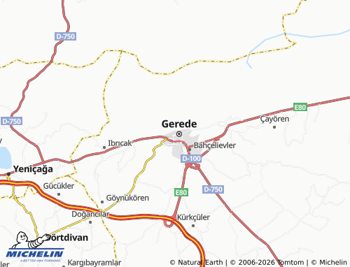 Mapa MICHELIN Kitirler - ViaMichelin