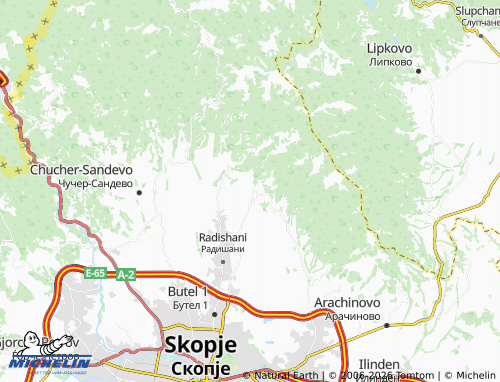 Mapa MICHELIN Ljuboten - ViaMichelin