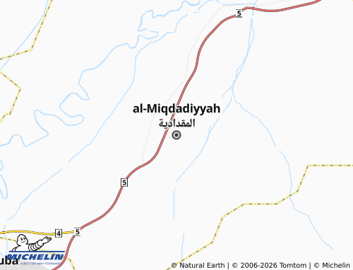 Mapa MICHELIN al-Miqdadiyyah - ViaMichelin