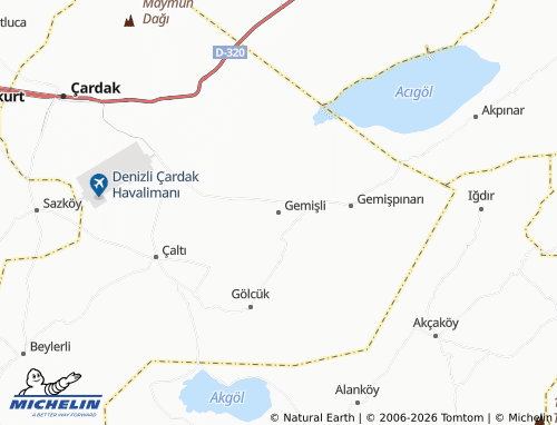 MICHELIN Gemişli map - ViaMichelin