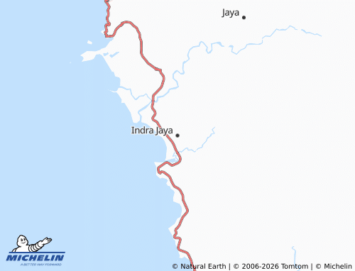 MICHELIN Indra Jaya map - ViaMichelin