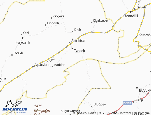 Mappa MICHELIN Yeşilyurt - ViaMichelin