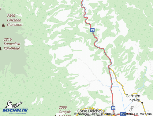 MICHELIN Breznitsa map - ViaMichelin