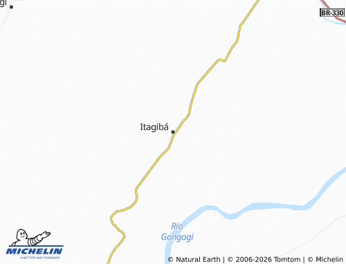 Carte MICHELIN Itagibá - ViaMichelin
