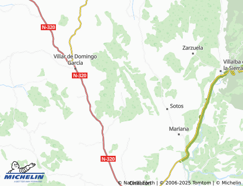MICHELIN Bascuñana de San Pedro map - ViaMichelin