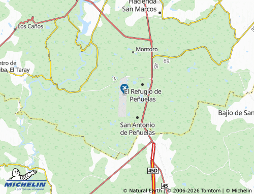 MICHELIN-Landkarte El Cedazo, Cedazo de San Antonio - ViaMichelin