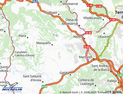 MICHELIN La Beguda Alta map - ViaMichelin