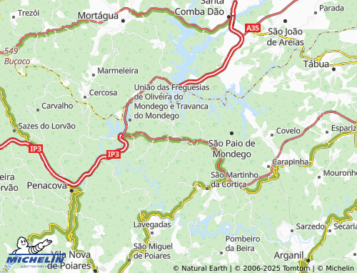 Mappa MICHELIN Silveirinho - ViaMichelin