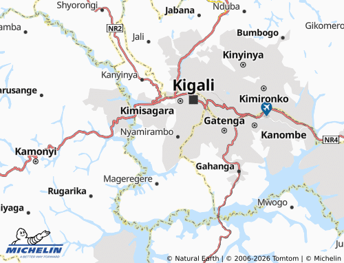 Mapa MICHELIN Nyakabanda II - ViaMichelin