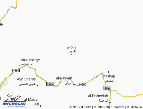Carte MICHELIN al-Dirs - ViaMichelin
