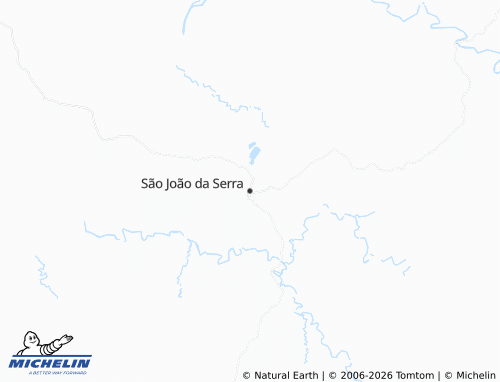 Mapa MICHELIN São João da Serra - ViaMichelin