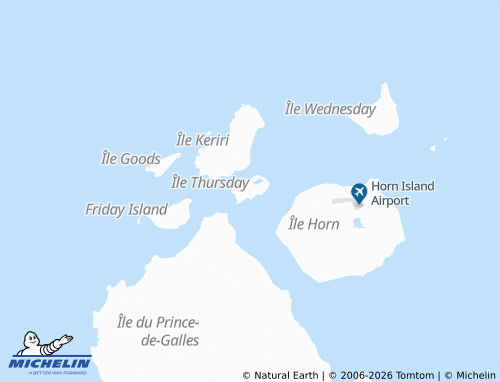 MICHELIN-Landkarte Thursday Island - ViaMichelin