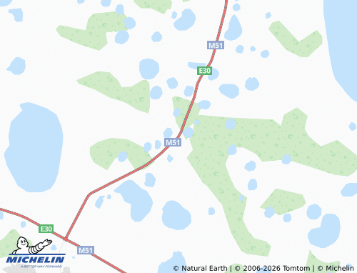 MICHELIN-Landkarte Obutkovskoye - ViaMichelin