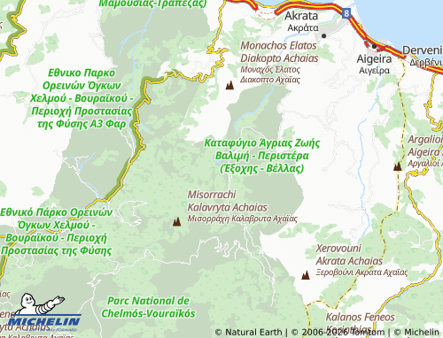 MICHELIN Tsivlos map - ViaMichelin